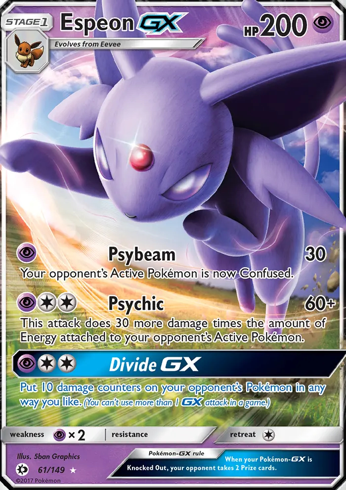 Image of the card Espeon GX