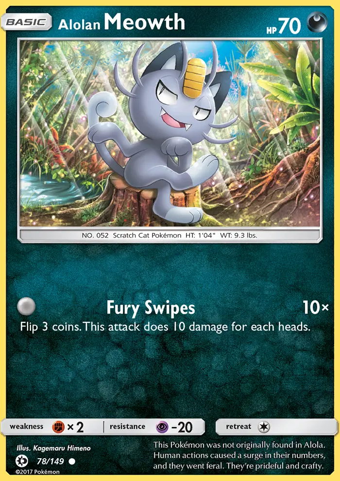 Image of the card Alolan Meowth