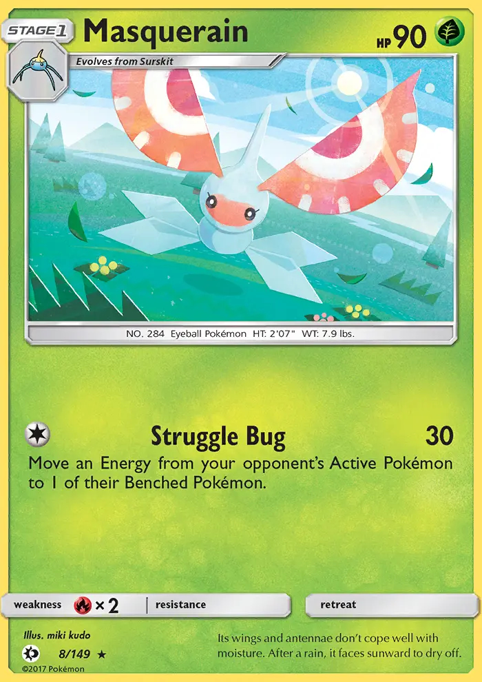 Image of the card Masquerain