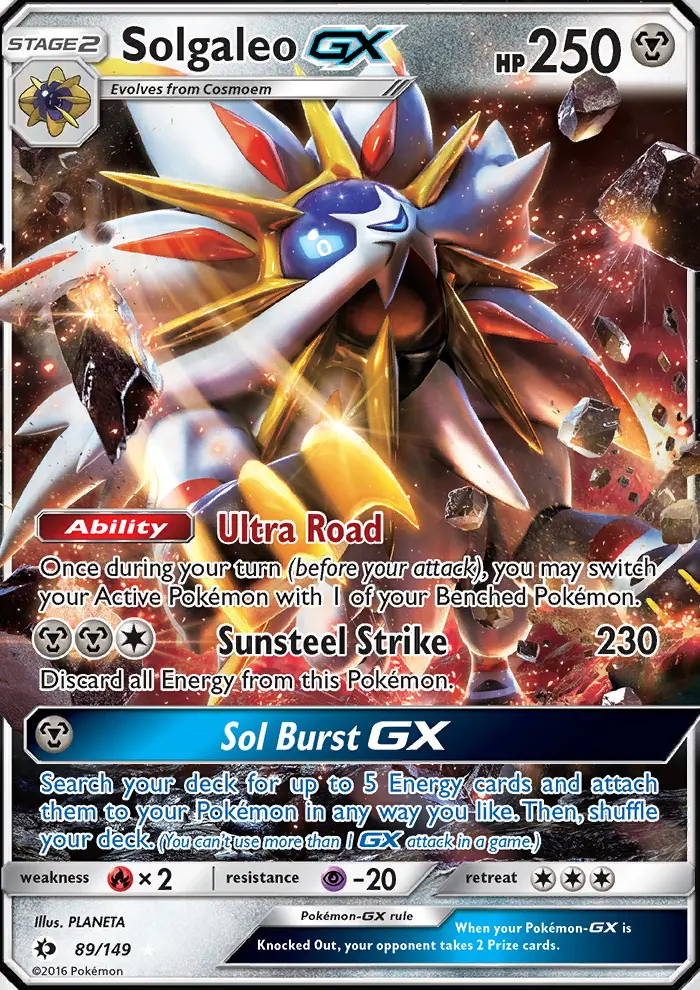 Image of the card Solgaleo GX