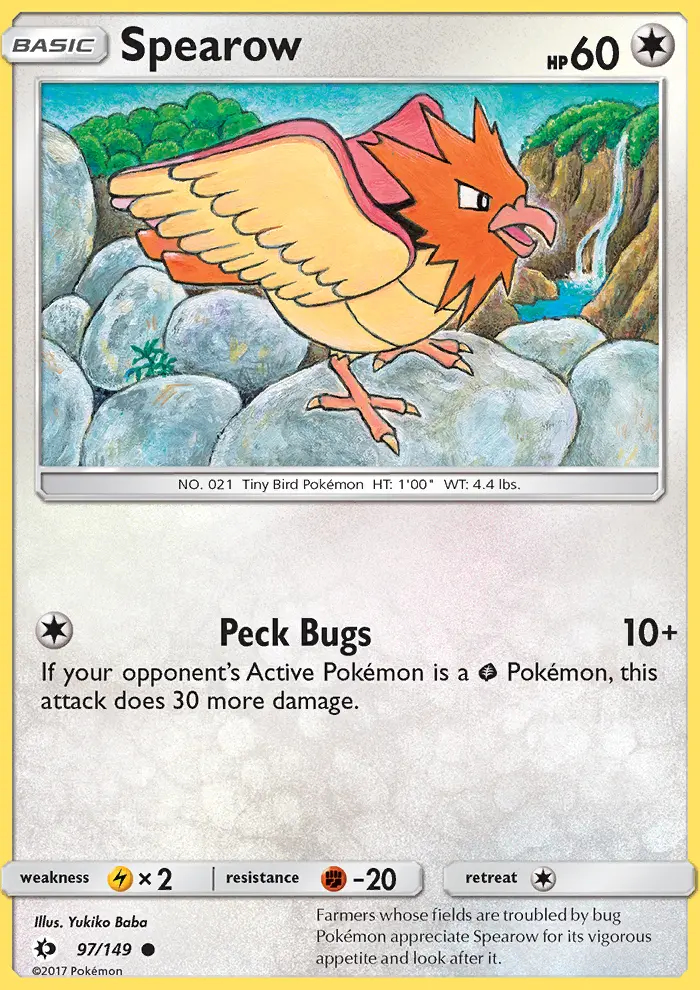 Image of the card Spearow