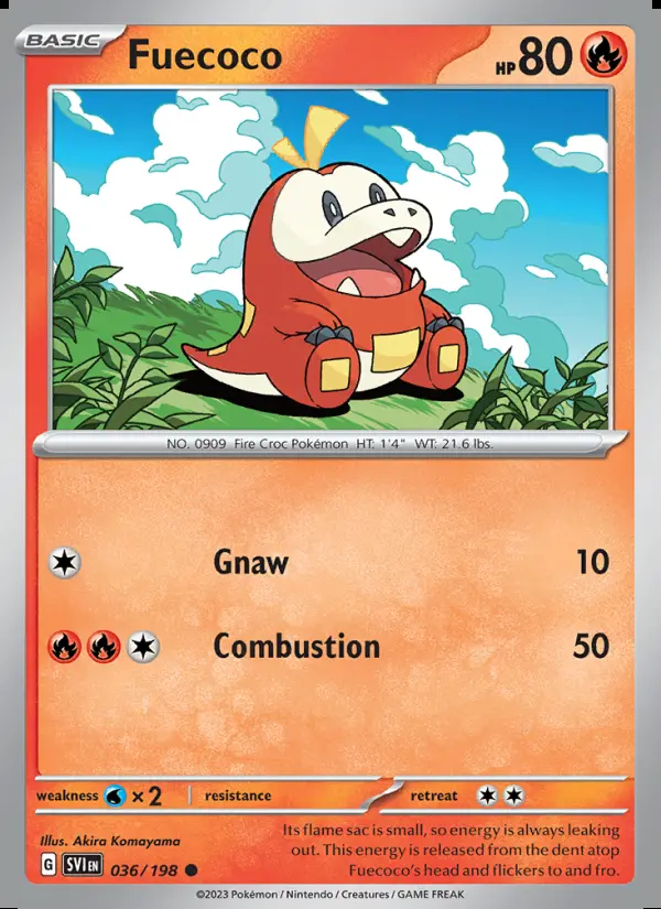 Image of the card Fuecoco