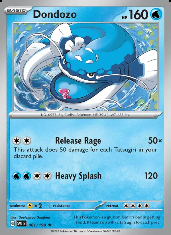 Image of the card Dondozo