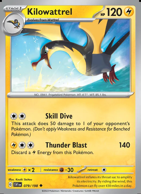 Image of the card Kilowattrel