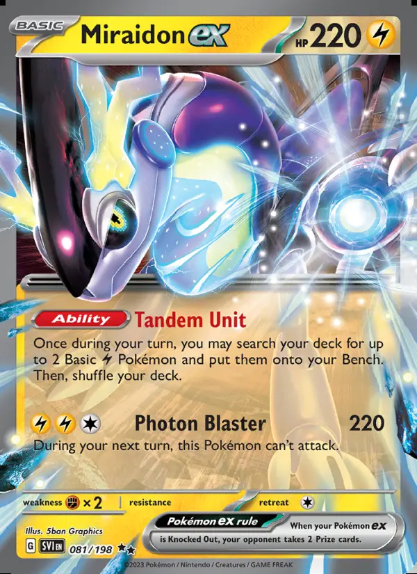 Image of the card Miraidon ex
