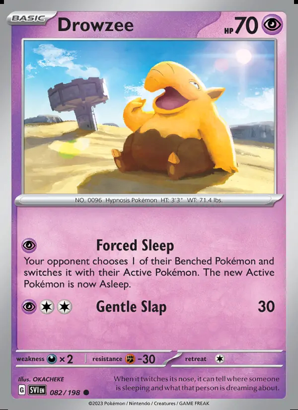 Image of the card Drowzee