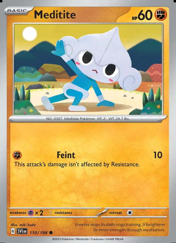 Image of the card Meditite