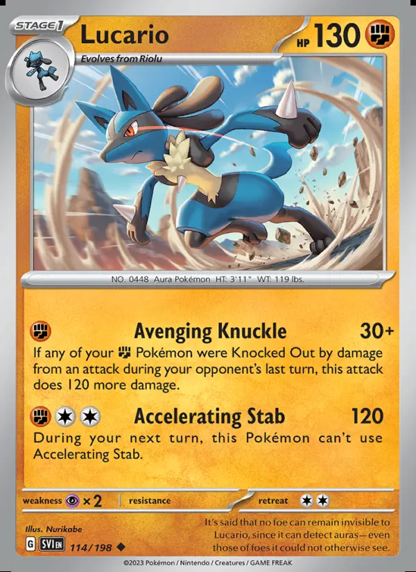 Image of the card Lucario