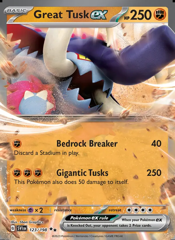 Image of the card Great Tusk ex