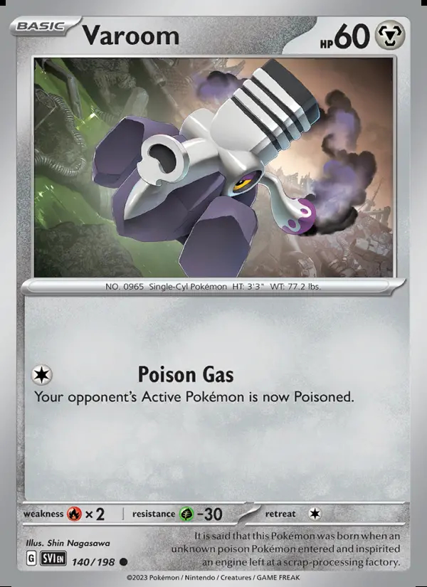 Image of the card Varoom