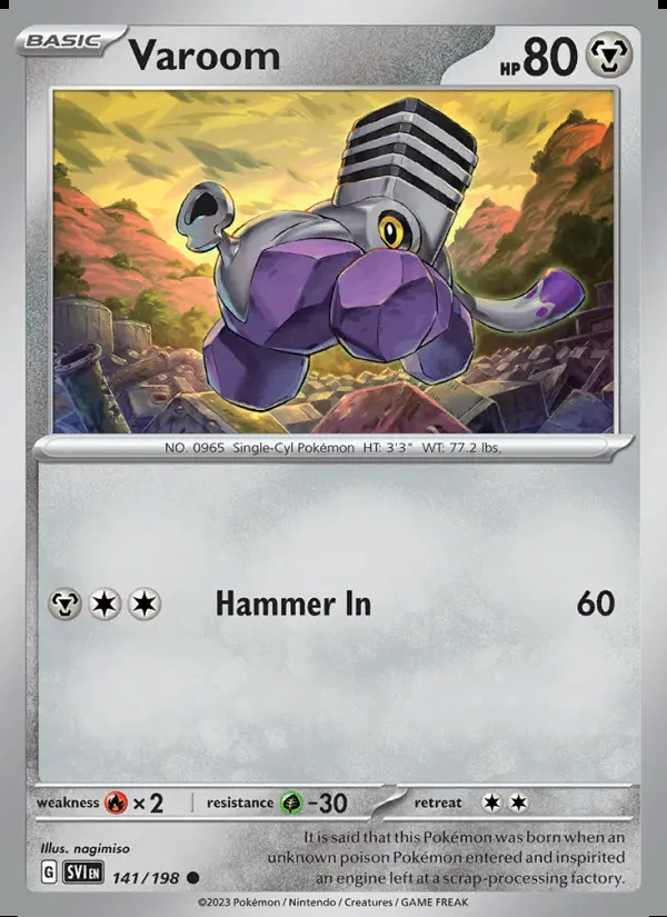 Image of the card Varoom