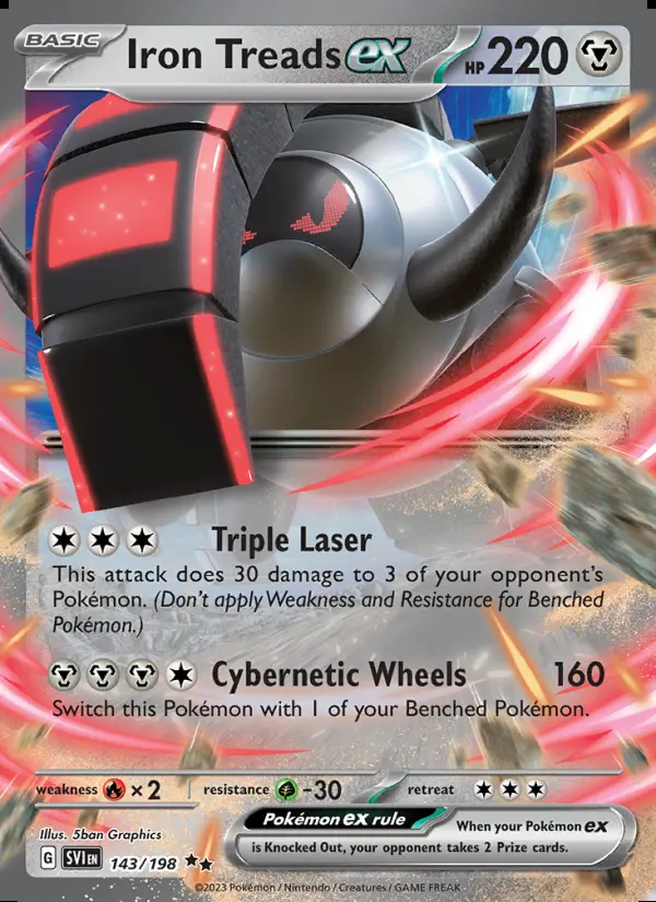 Image of the card Iron Treads ex