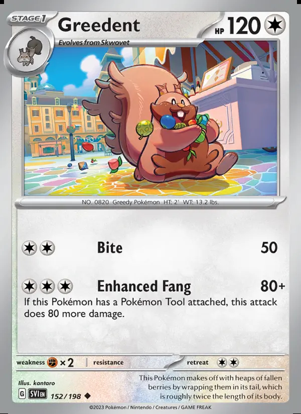 Image of the card Greedent