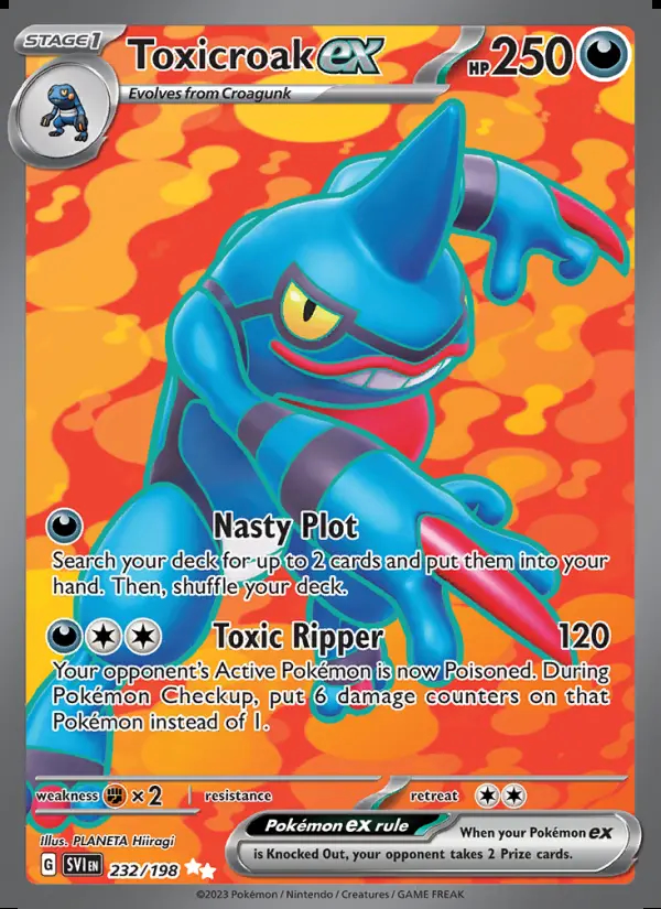 Image of the card Toxicroak ex