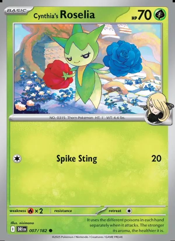 Image of the card Cynthia's Roselia