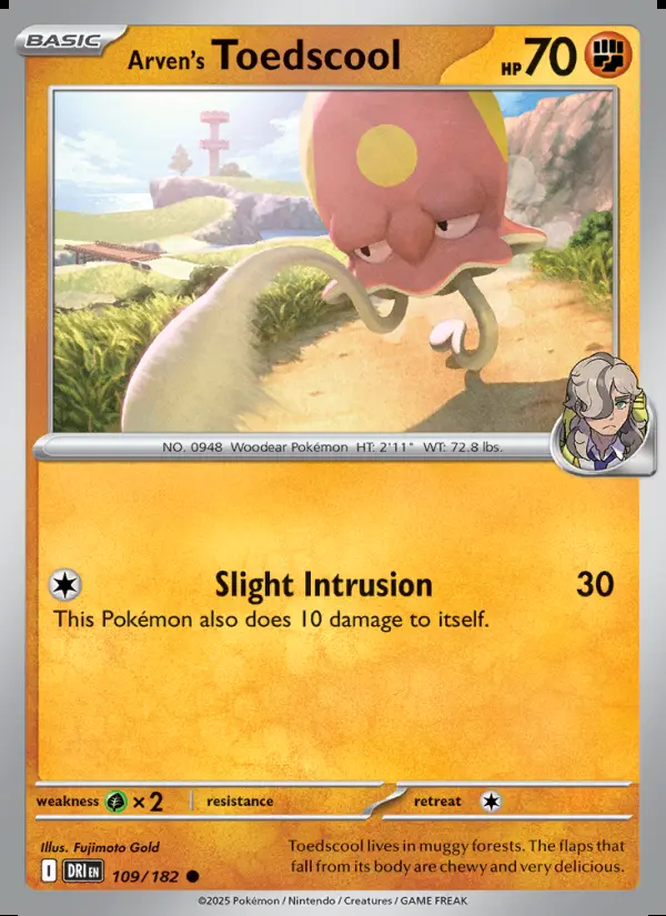 Image of the card Arven's Toedscool