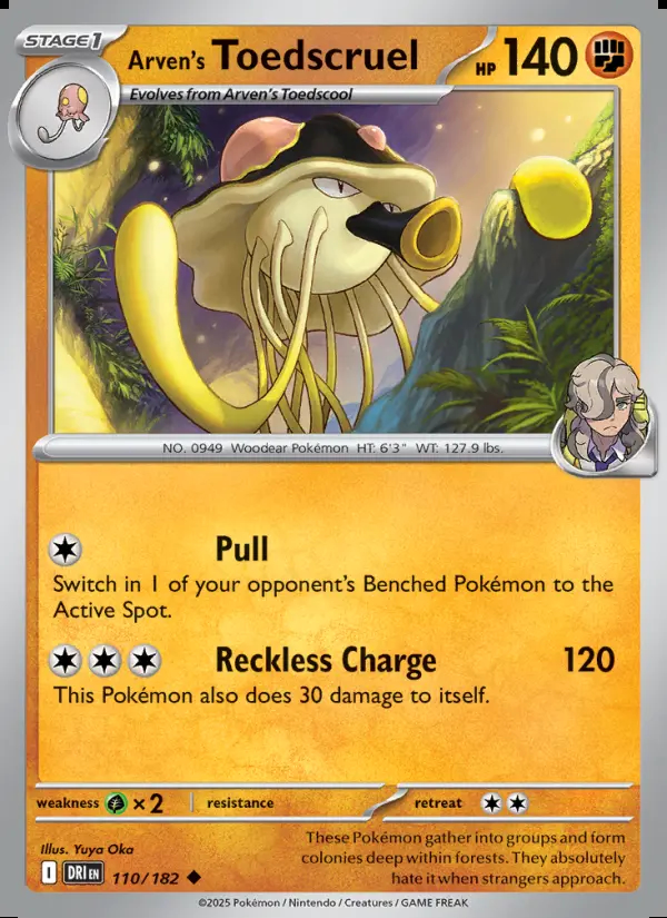 Image of the card Arven's Toedscruel