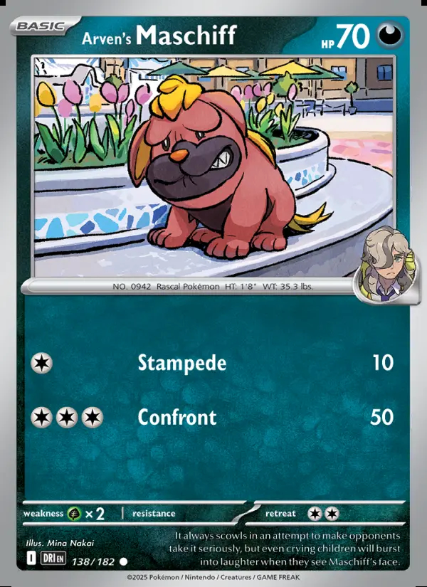 Image of the card Arven's Maschiff