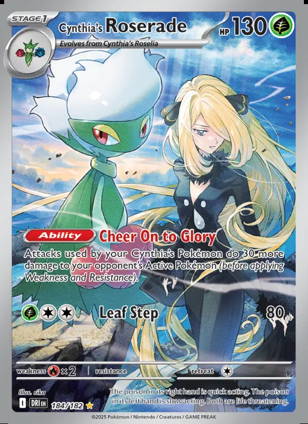 Image of the card Cynthia's Roserade