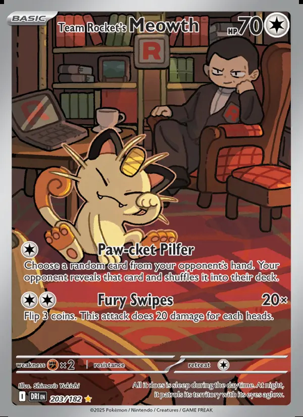 Image of the card Team Rocket's Meowth