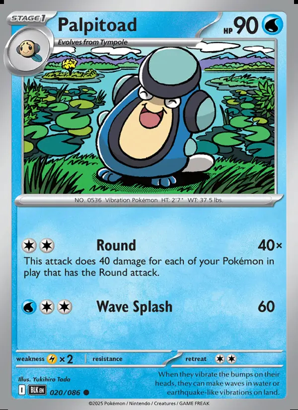 Image of the card Palpitoad