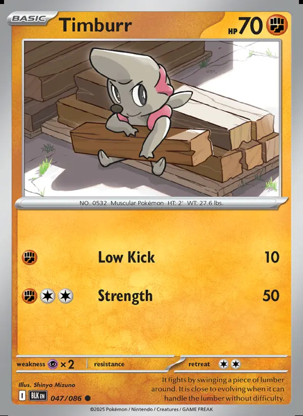 Image of the card Timburr