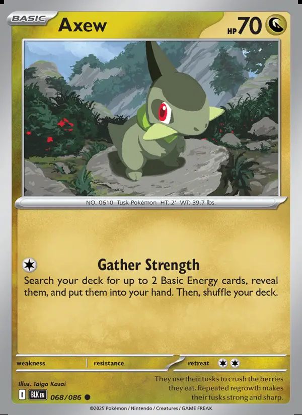 Image of the card Axew