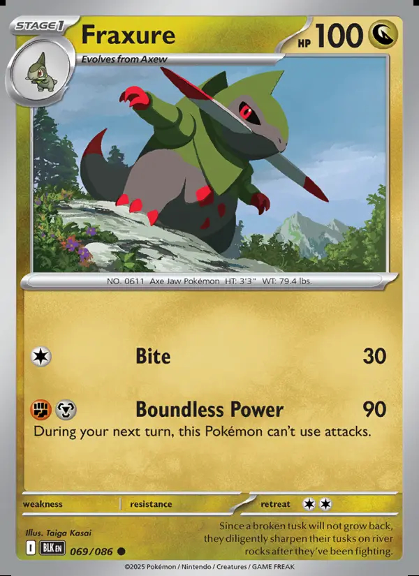 Image of the card Fraxure