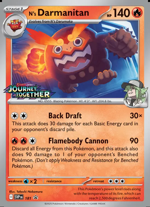Image of the card N's Darmanitan