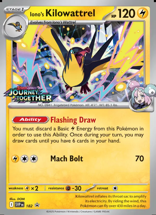 Image of the card Iono's Kilowattrel