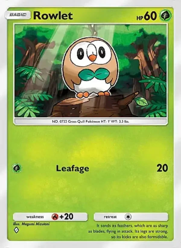 Image of the card Rowlet