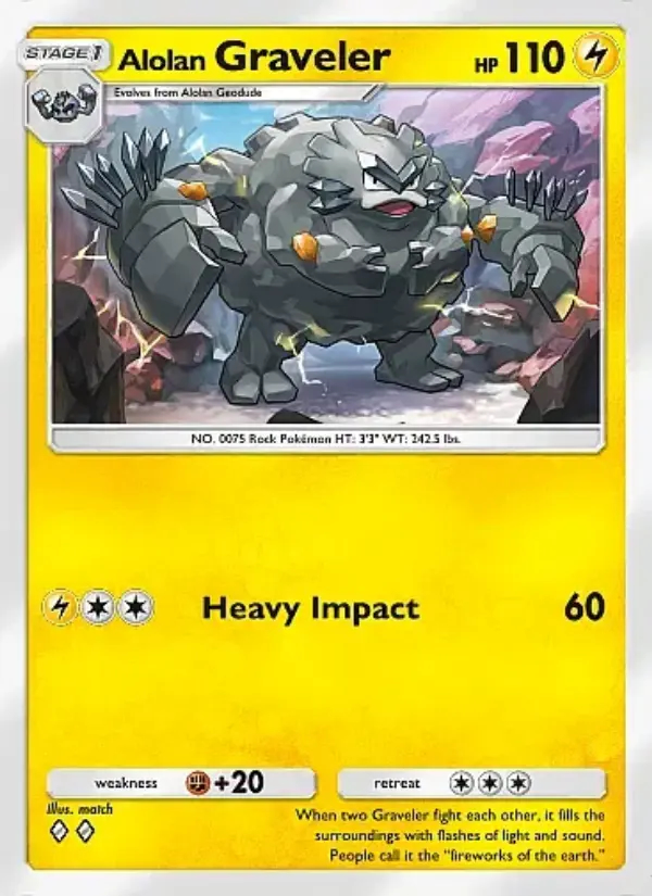 Image of the card Alolan Graveler