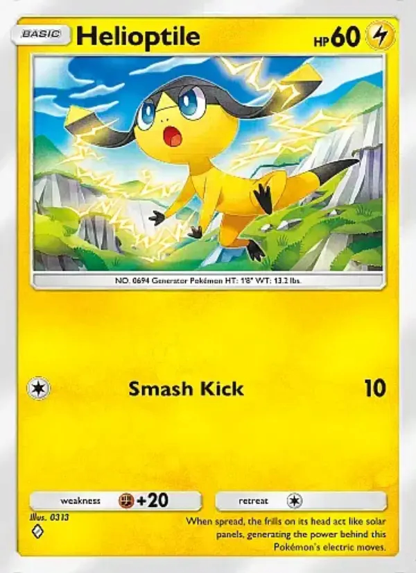 Image of the card Helioptile