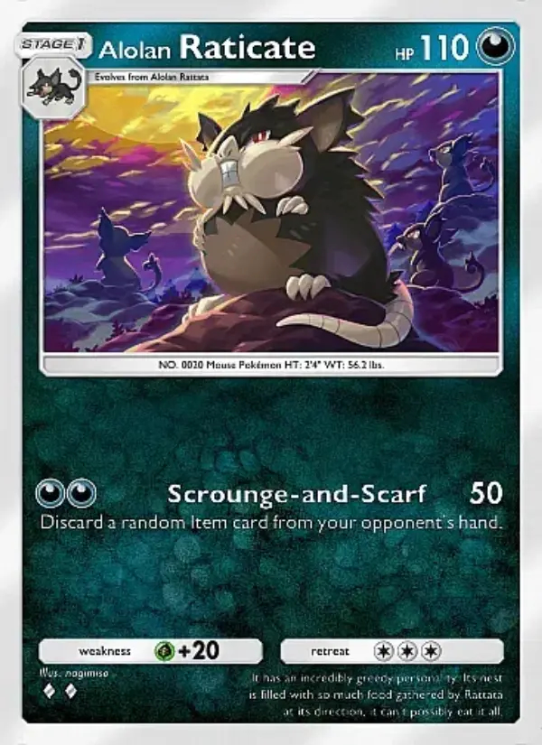 Image of the card Alolan Raticate