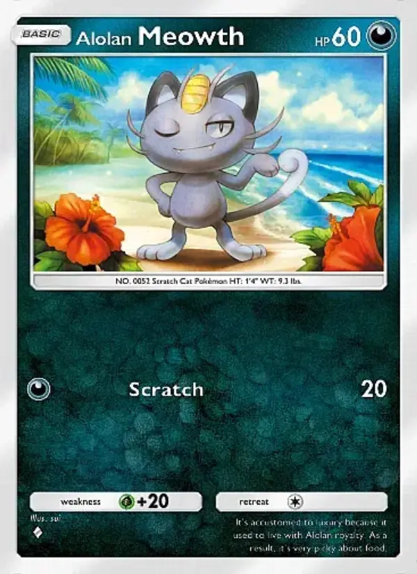 Image of the card Alolan Meowth