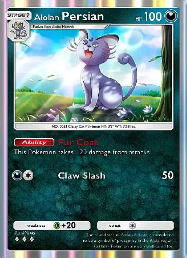 Image of the card Alolan Persian