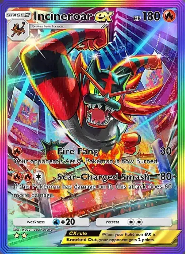 Image of the card Incineroar ex