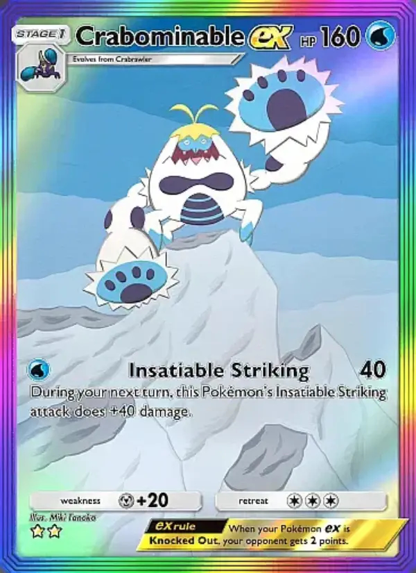 Image of the card Crabominable ex