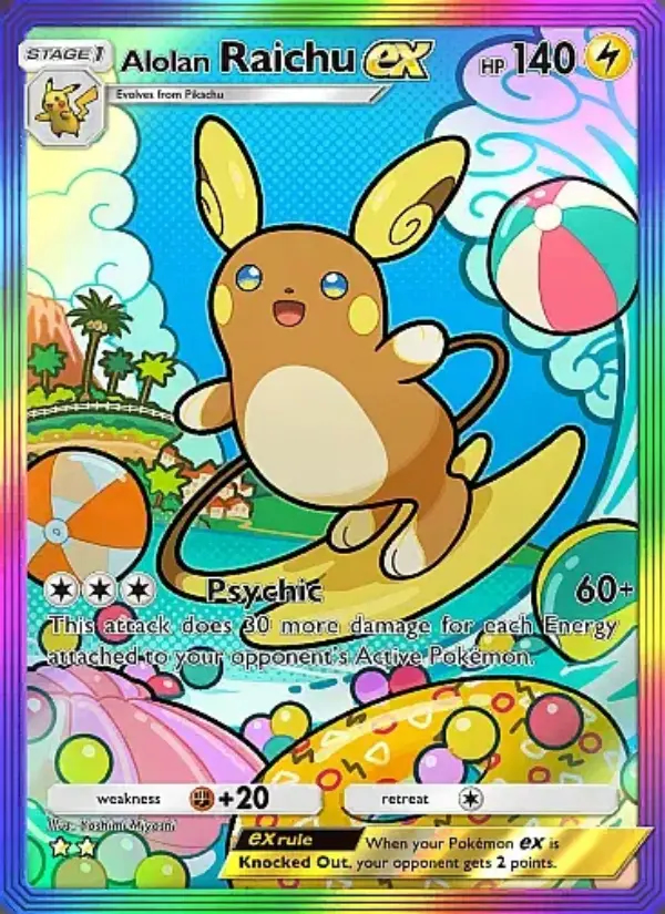 Image of the card Alolan Raichu ex