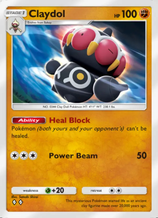 Image of the card Claydol