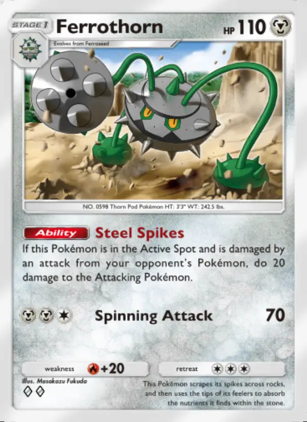 Image of the card Ferrothorn
