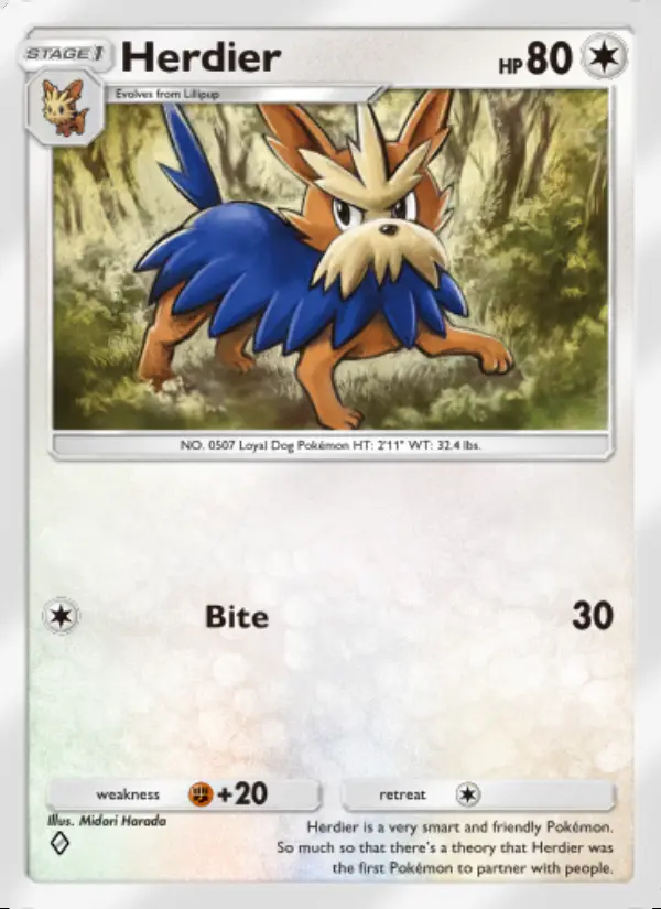 Image of the card Herdier