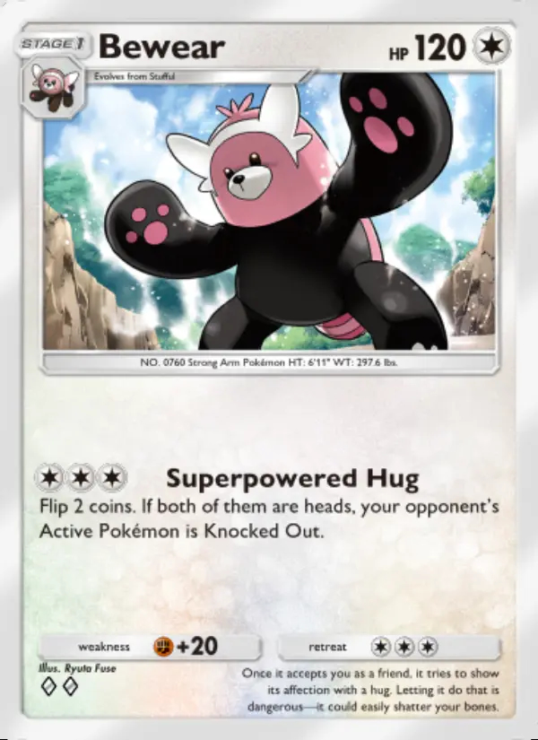 Image of the card Bewear