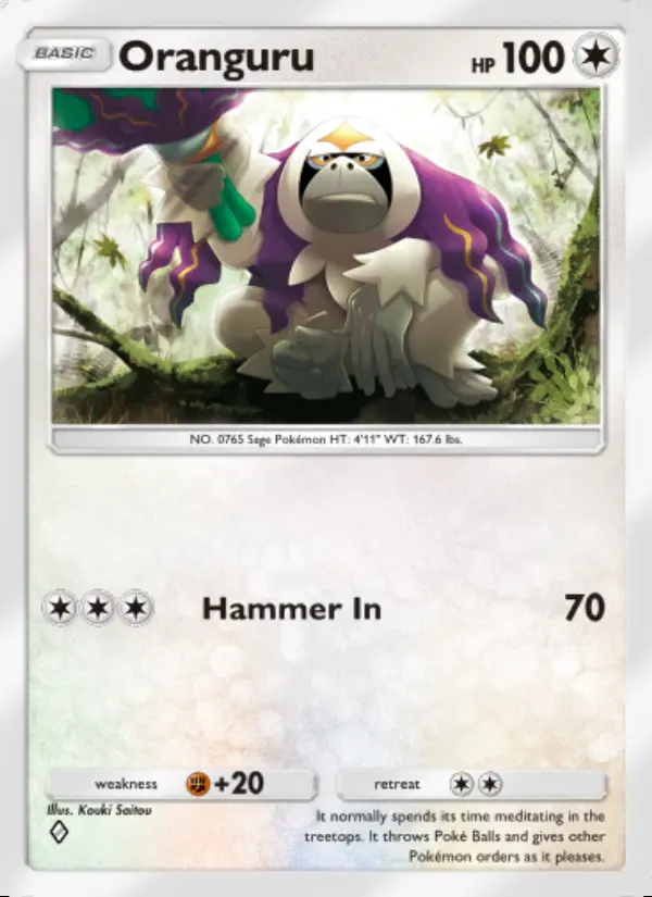 Image of the card Oranguru