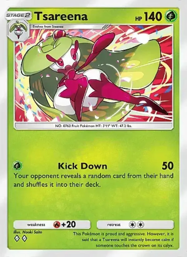 Image of the card Tsareena