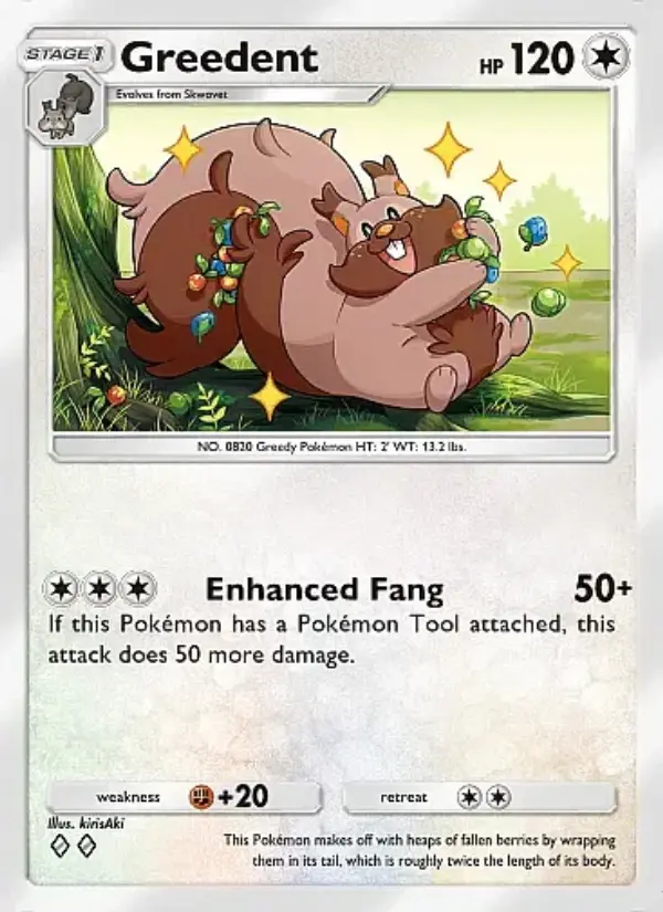 Image of the card Greedent