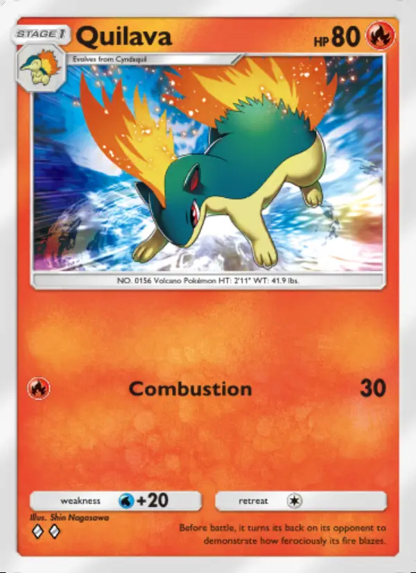 Image of the card Quilava