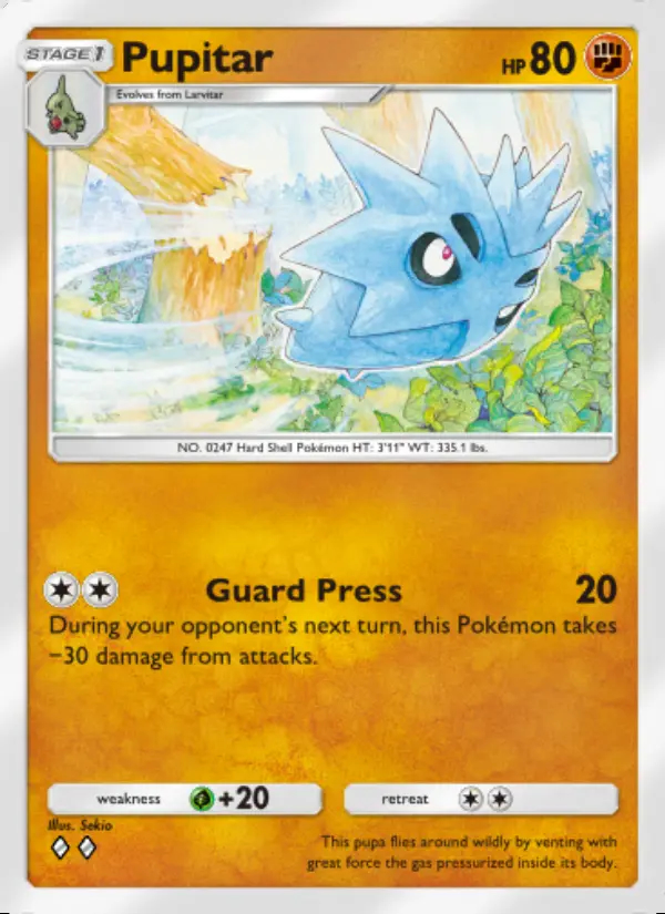 Image of the card Pupitar