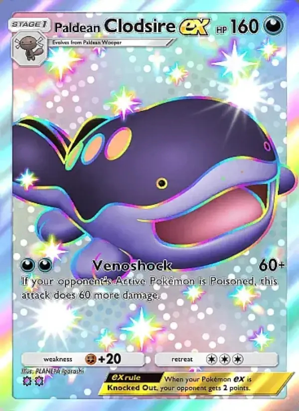 Image of the card Paldean Clodsire ex