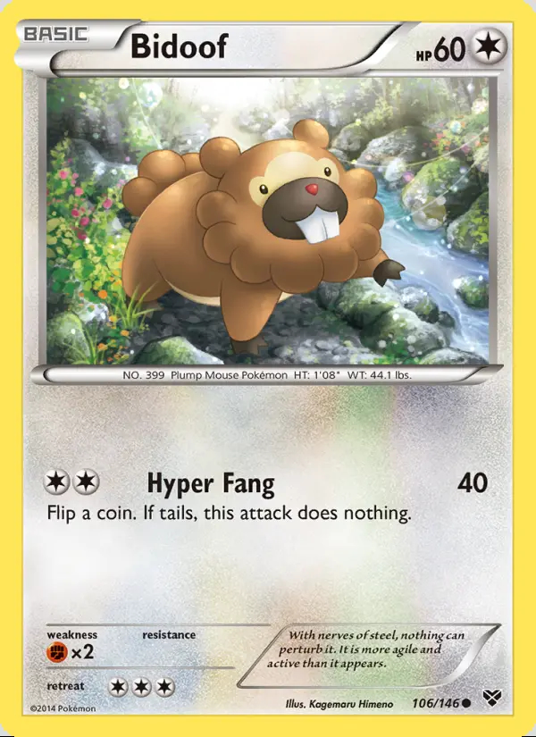 Image of the card Bidoof